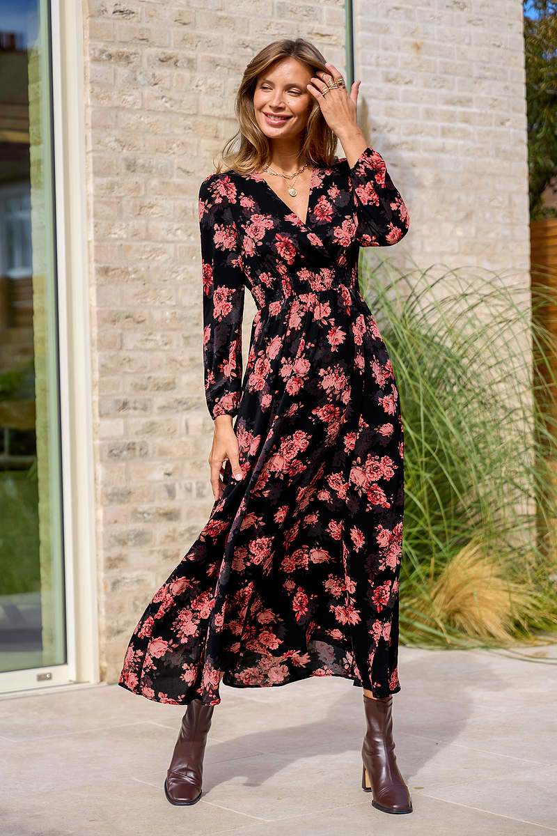 Petal Dream Floral Maxi Dress
