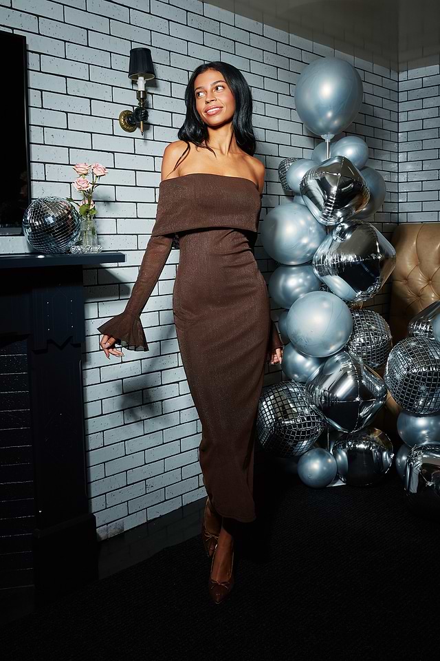 x Layla Taylor All the Receipts Midi Dress