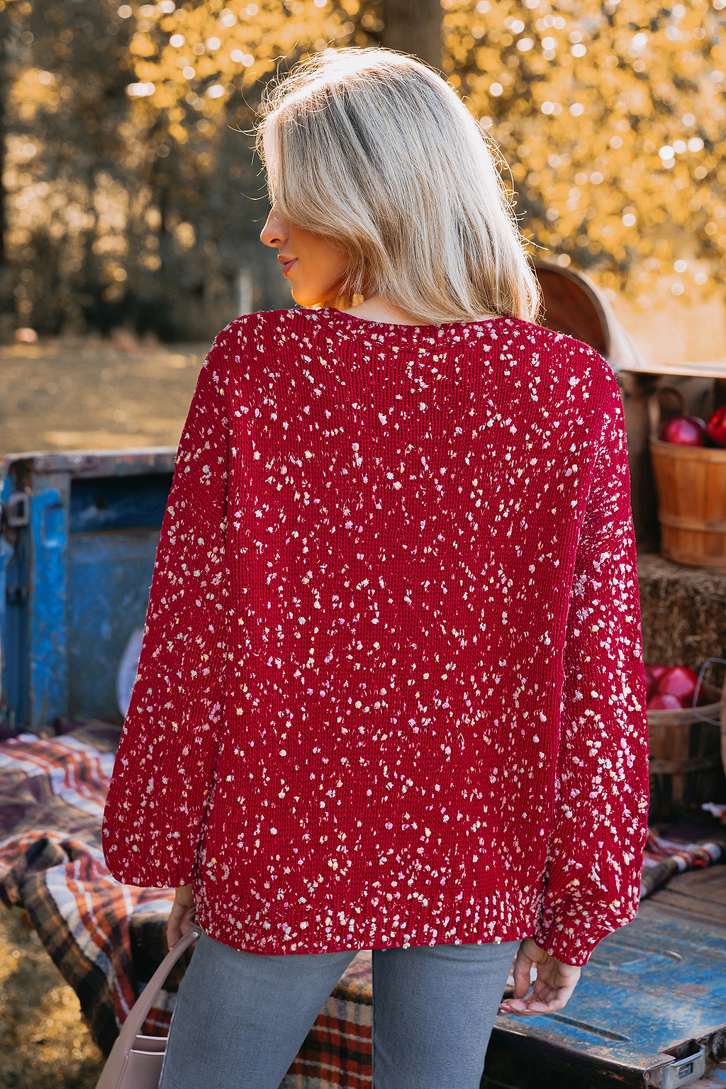 Confetti Red Sweater
