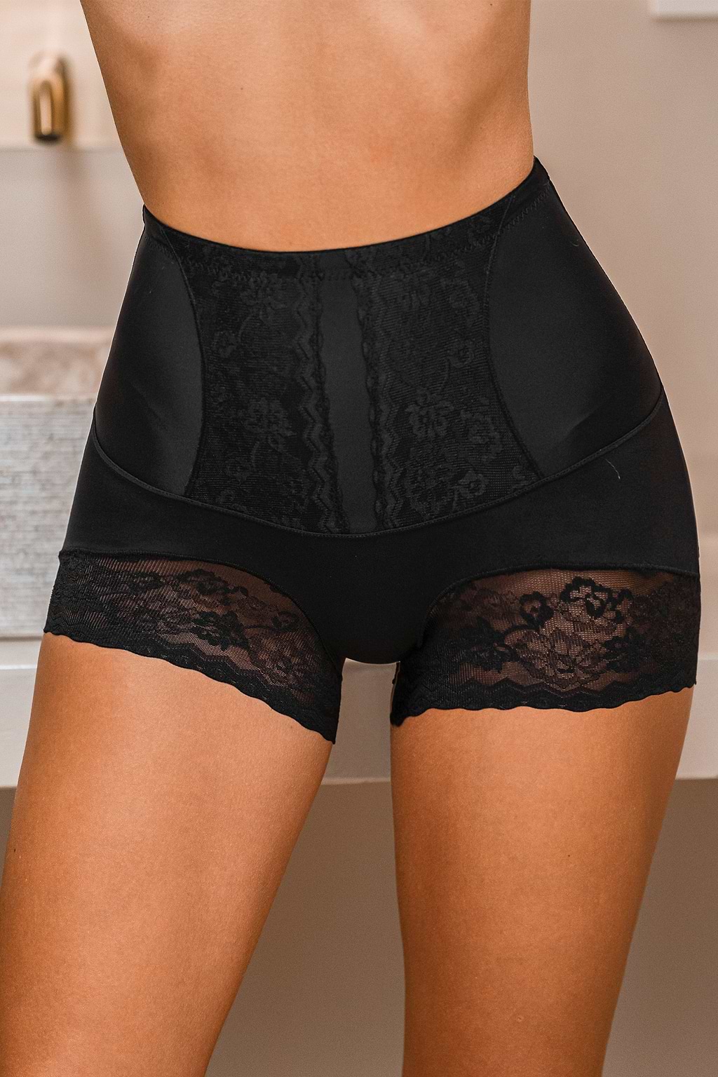 Glow Fit Black Shapewear Briefs