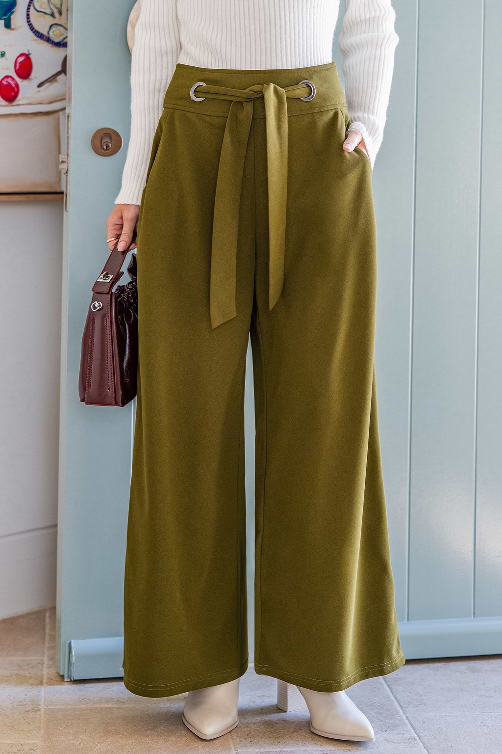 High Stakes Green Trousers