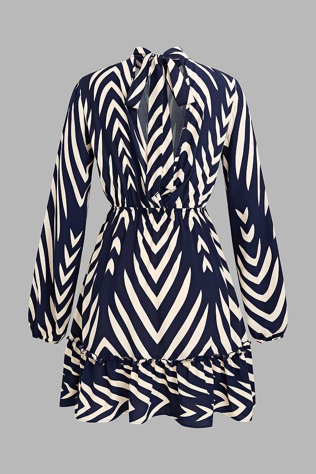 Wild Breeze Tropical Mini Dress