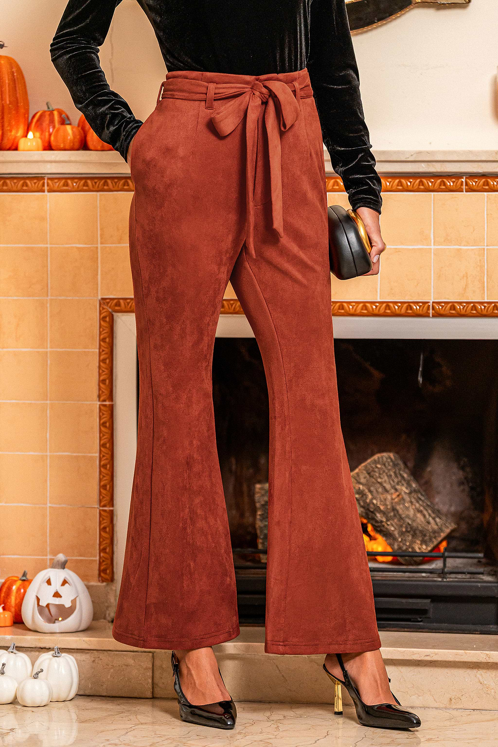 After Work Red Trousers