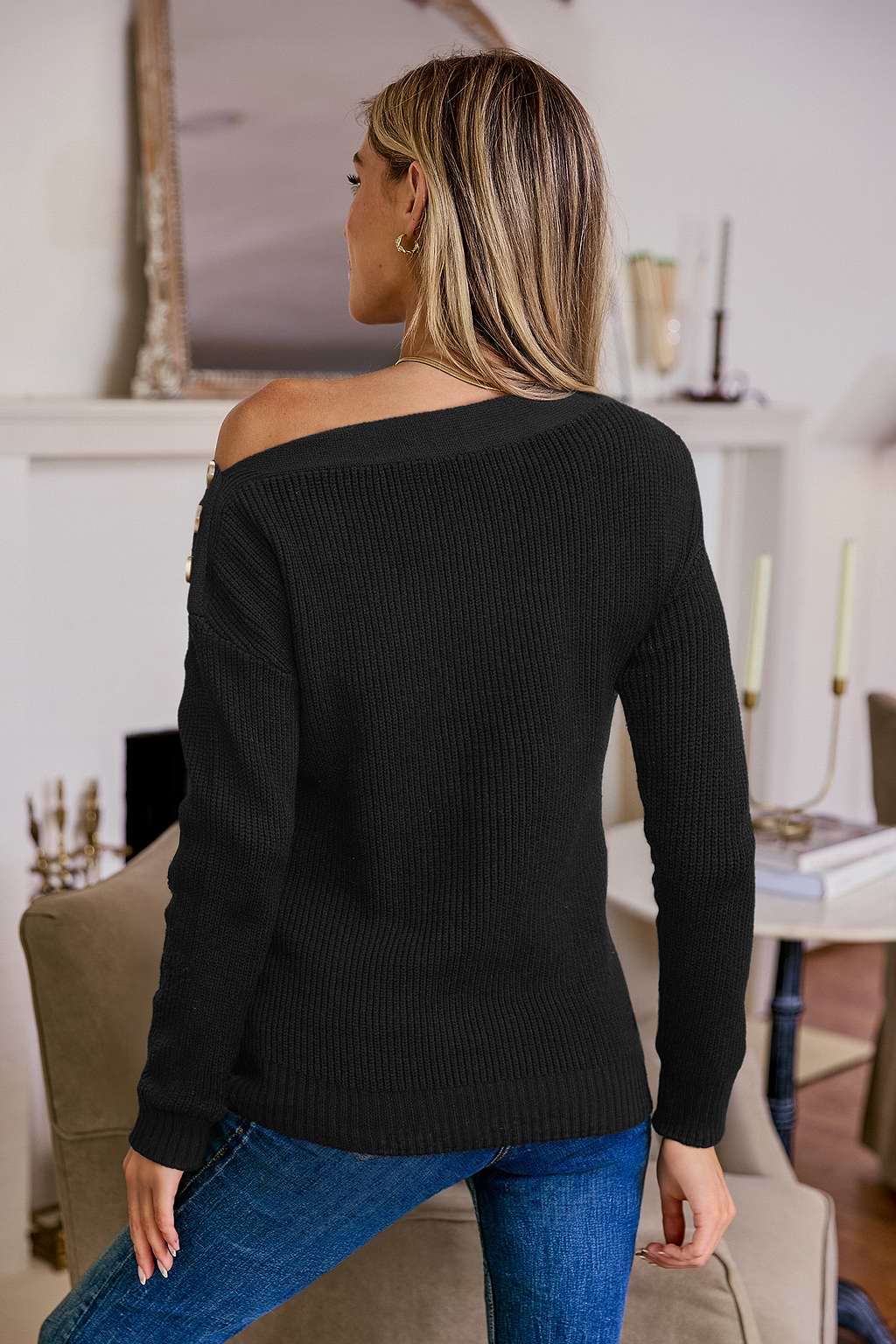 Soft & Simple Black Sweater