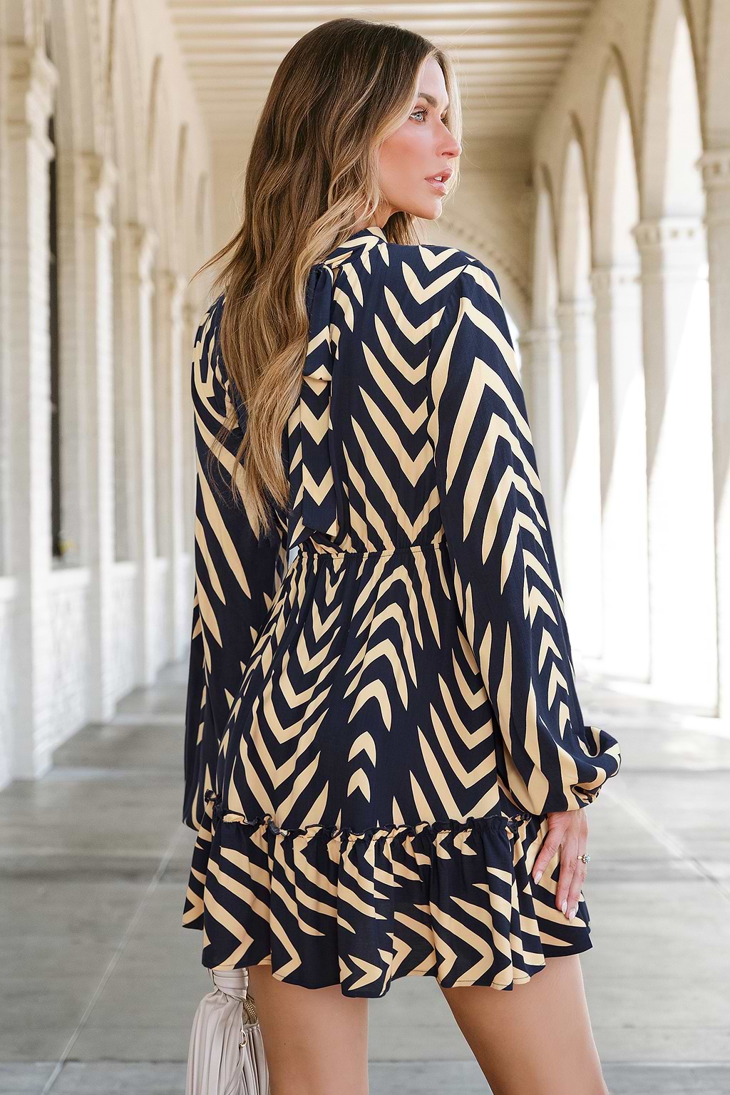 Wild Breeze Tropical Mini Dress