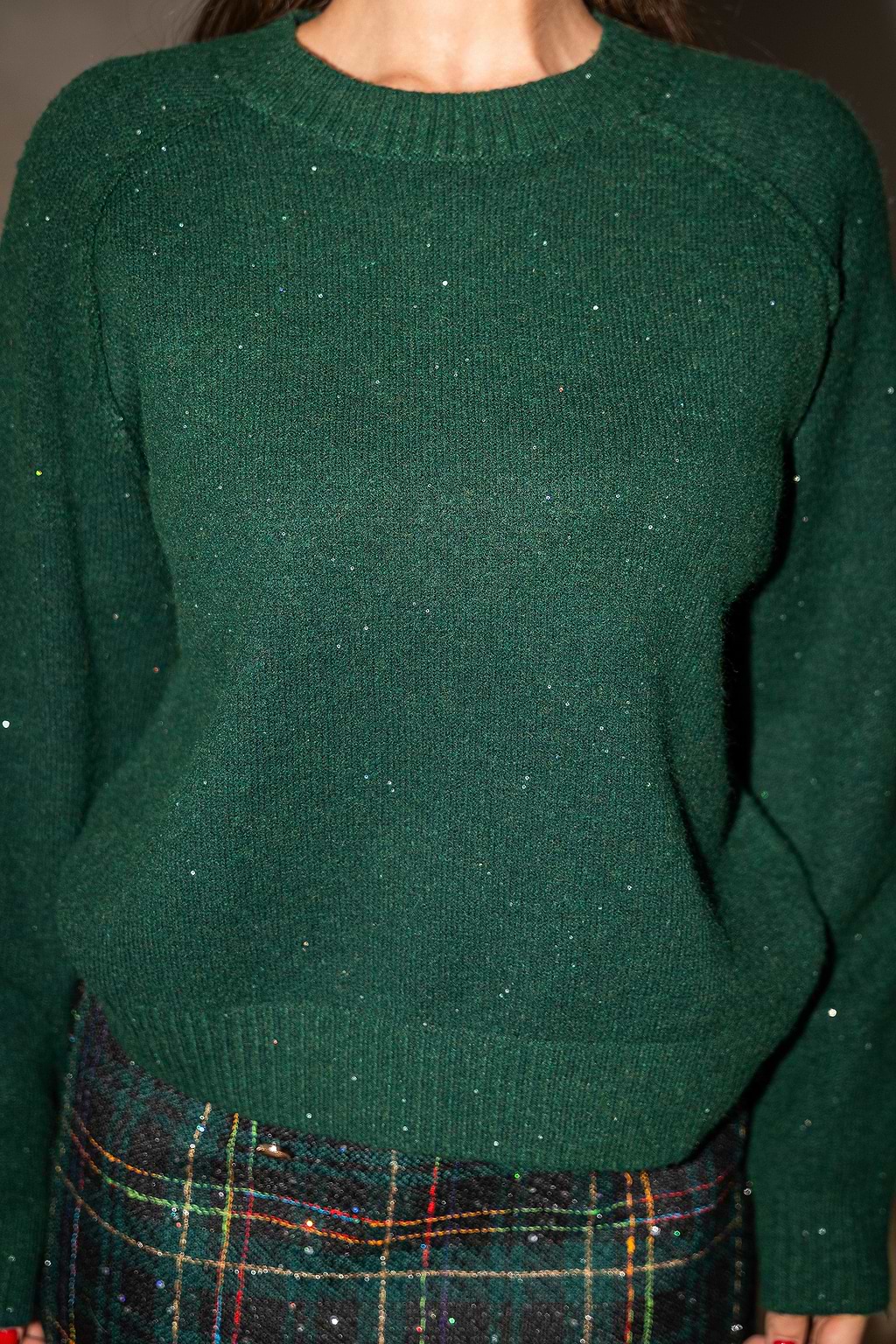 Evergreen Escape Green Sweater