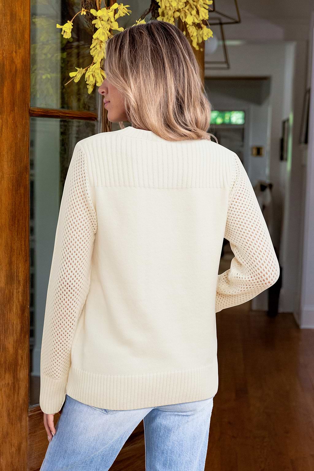 Stay Cozy White Sweater