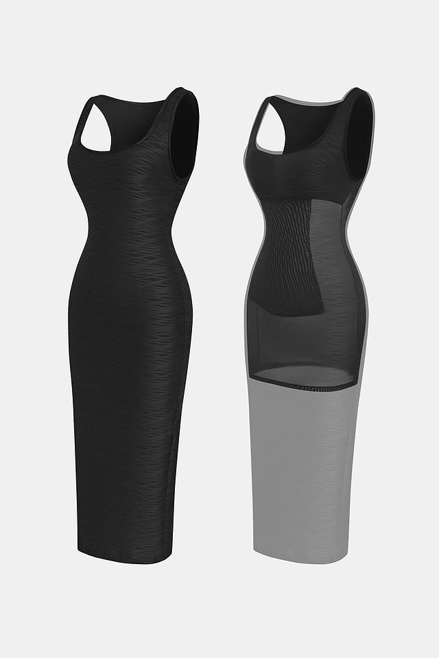 Star of the Night Black Shapewear Maxi Dress | Flattering Fit | Cupshe