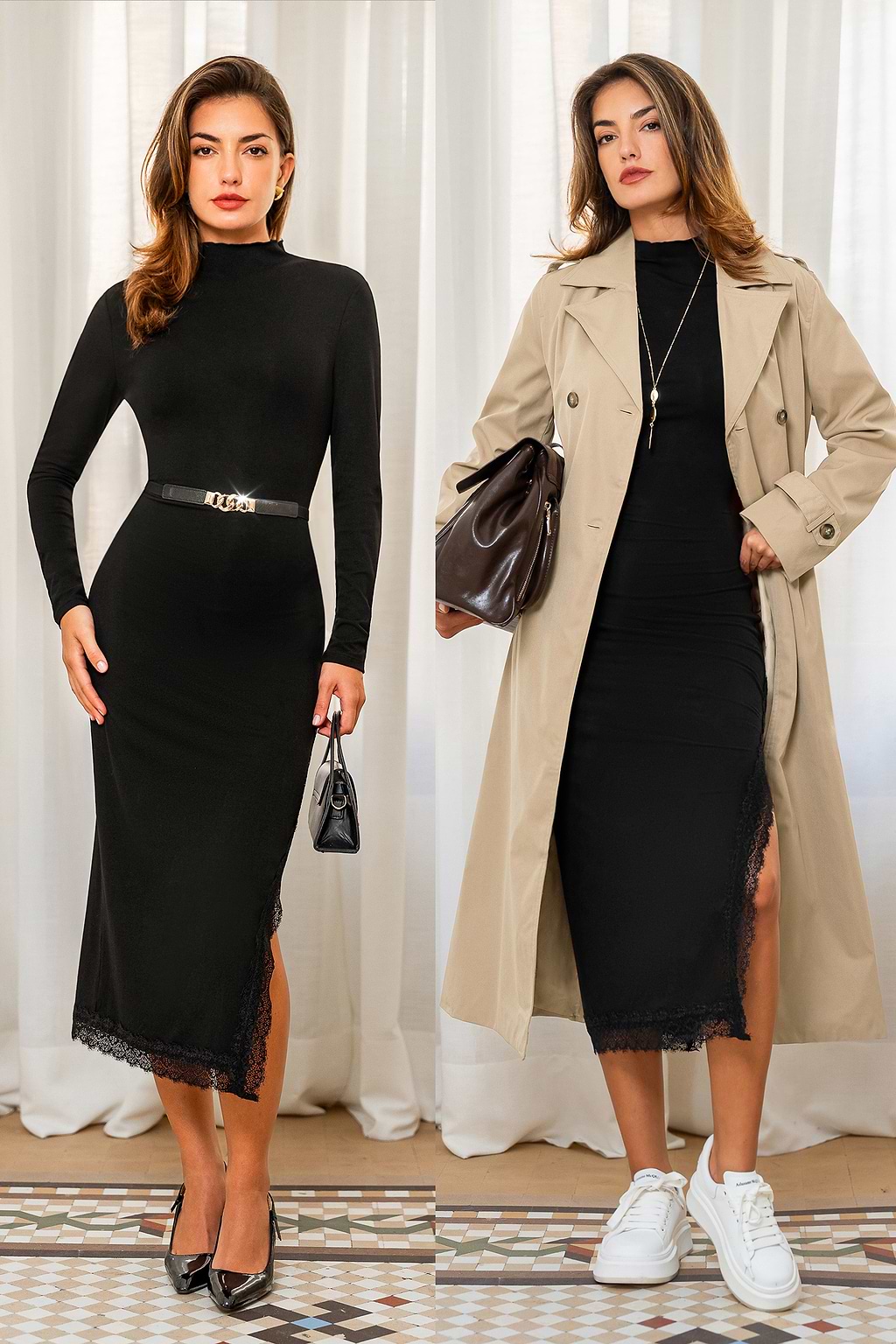 Sukienka maxi New York Minute Black