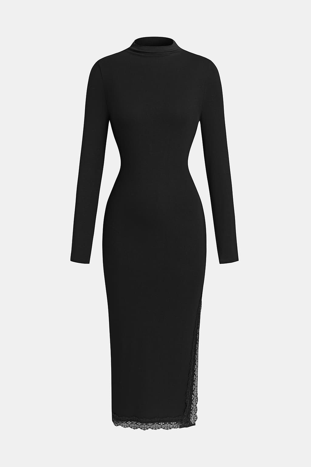 Vestido largo negro New York Minute