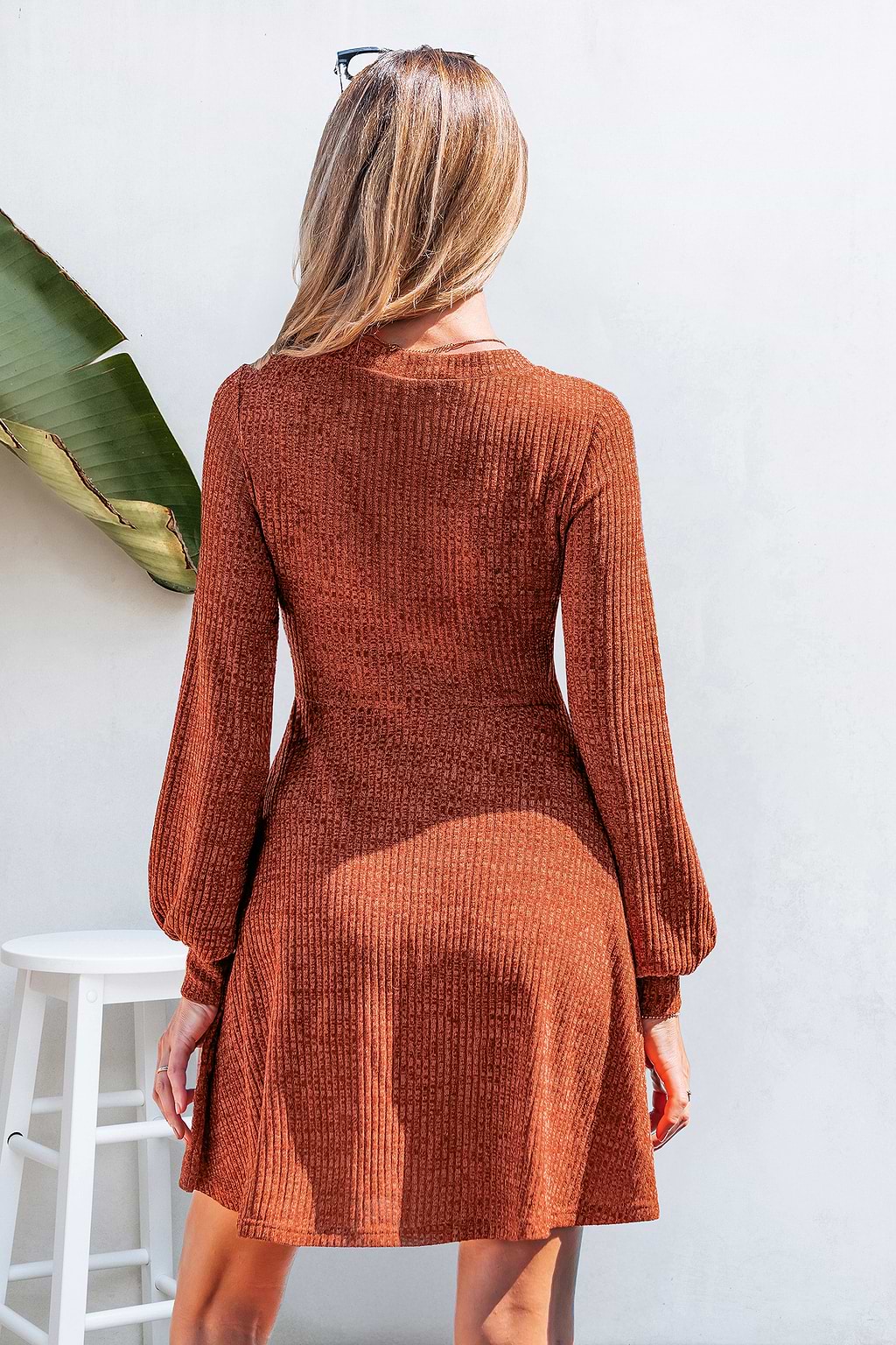 Bonfire Babe Orange Mini Dress