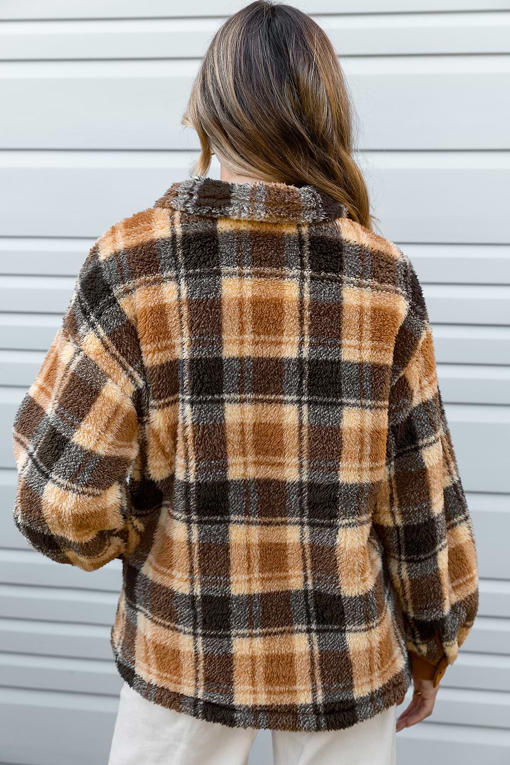 Warm Welcome Plaid Coat