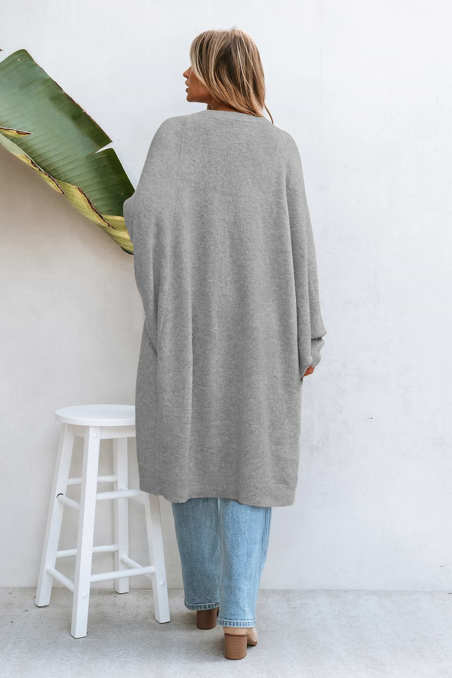 Relax & Repeat Grey Cardigan