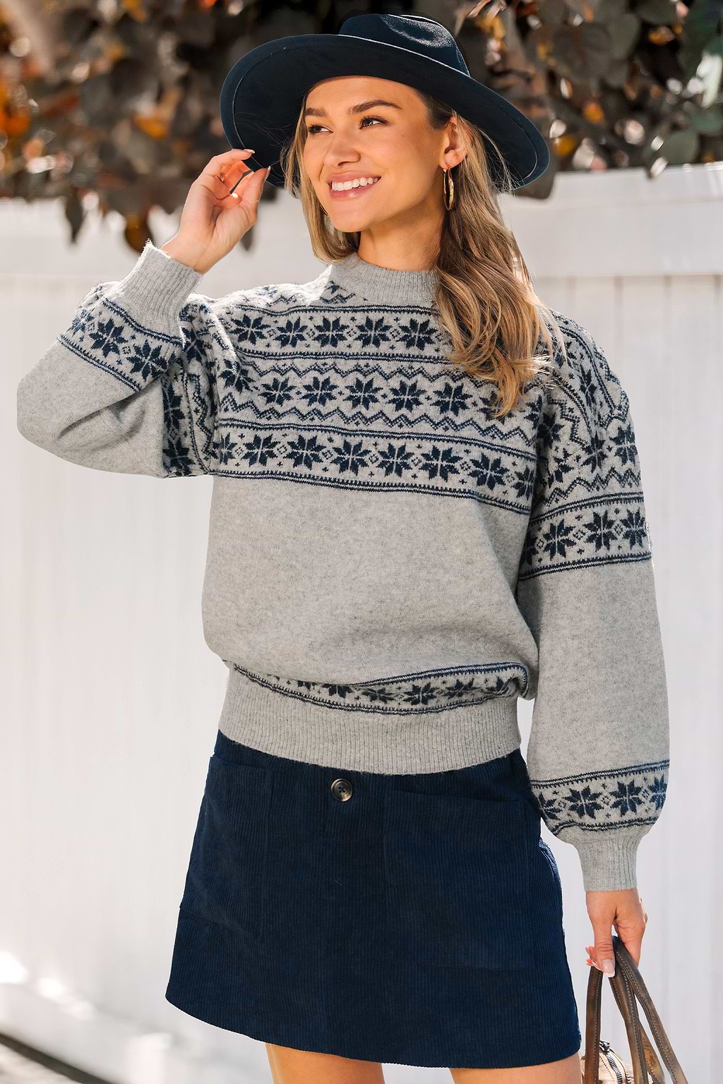 Raining Snowflakes Christmas Sweater