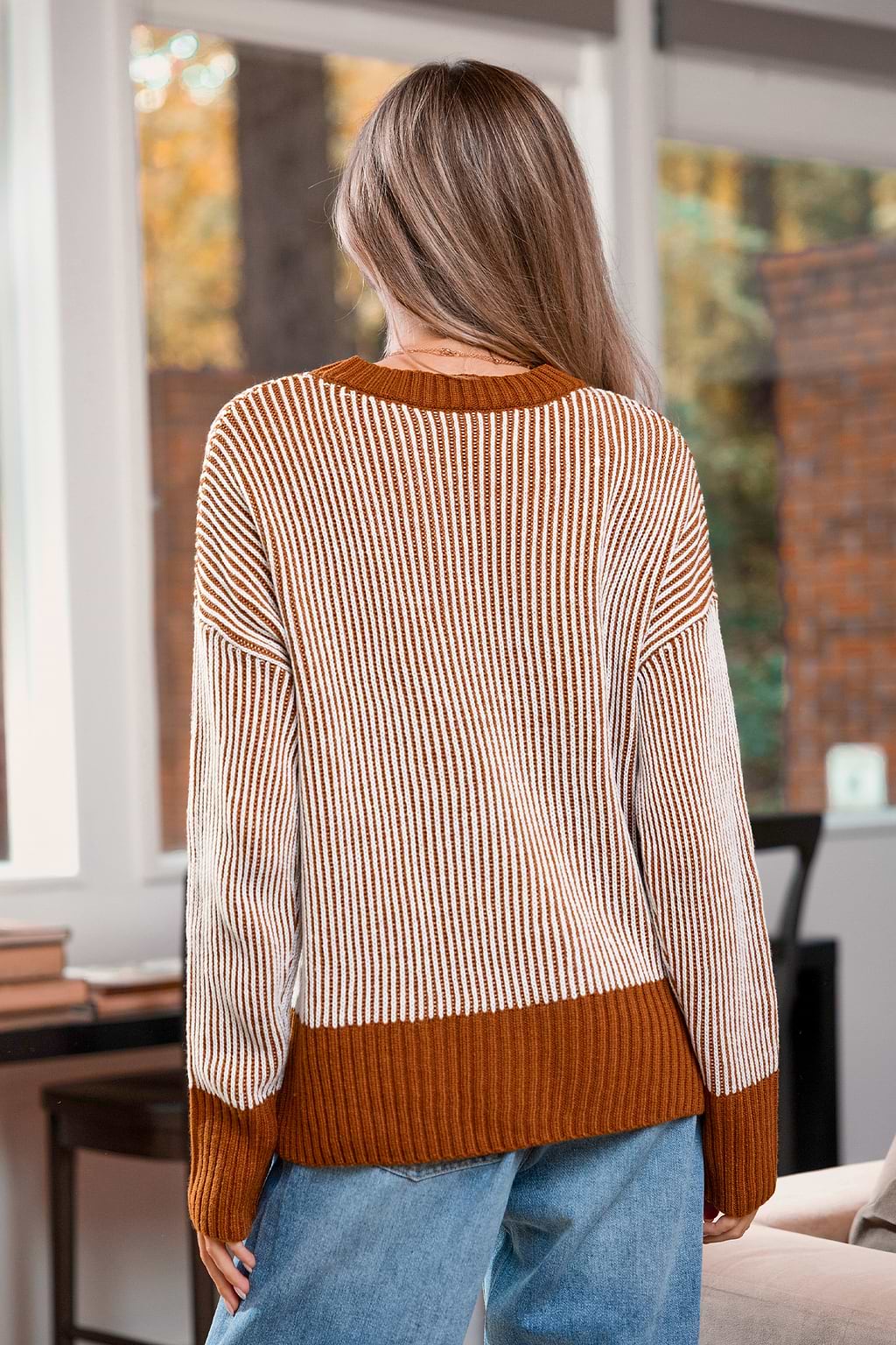 Hot Fudge gestreepte trui