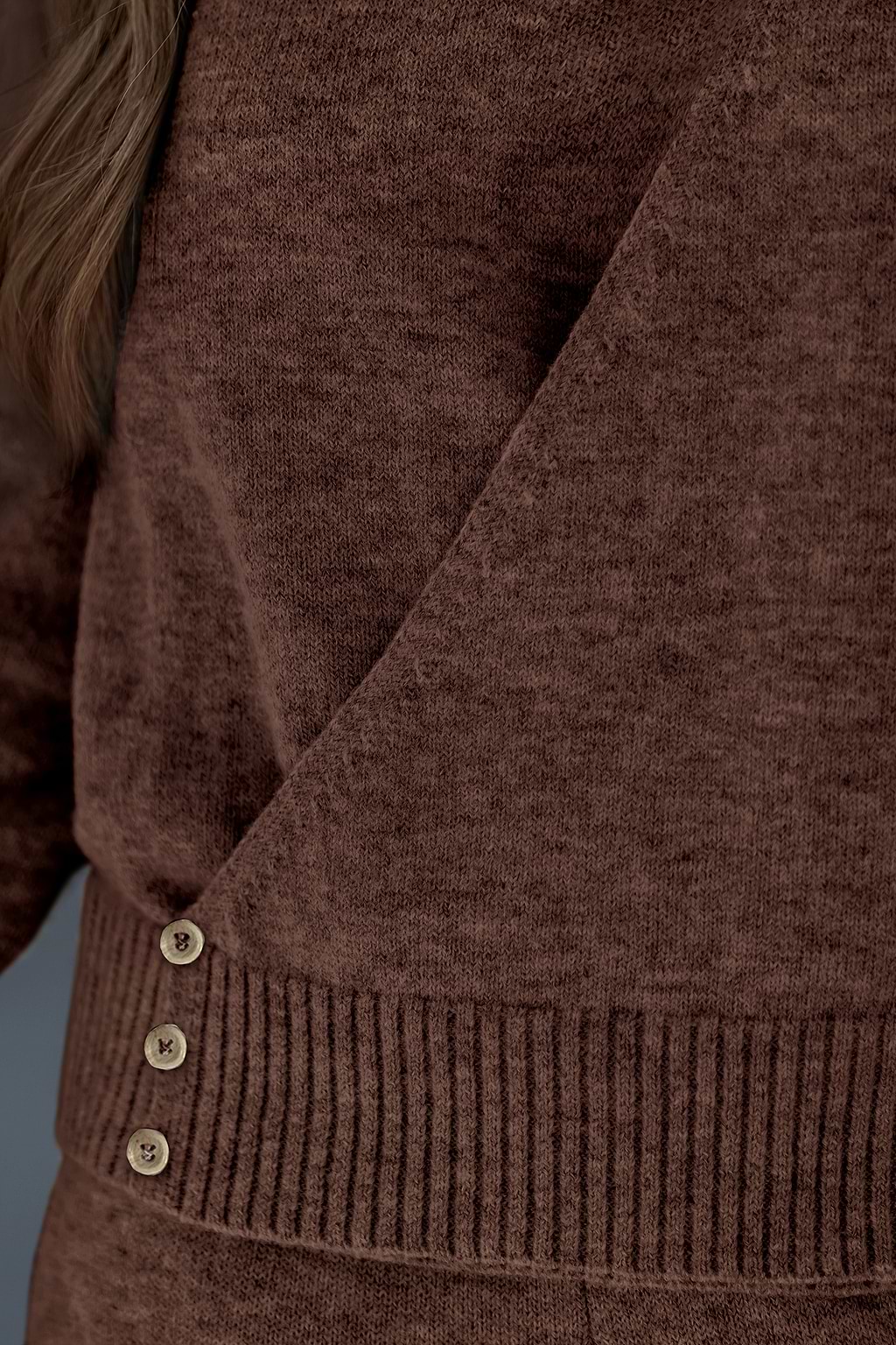 In the Know Brown Sweater