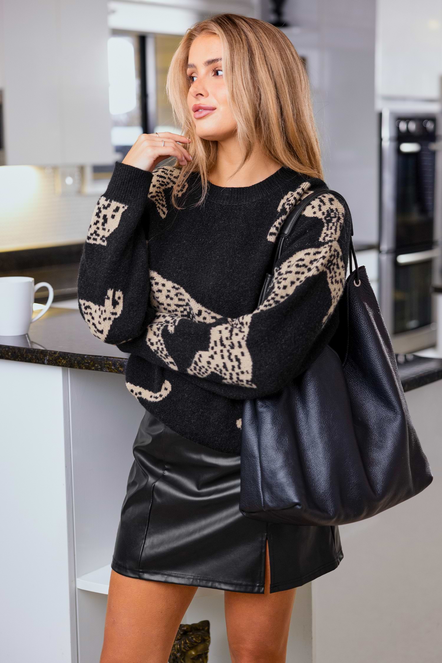 Wildin' Leopard Sweater | Bold & Cozy Vibes | Cupshe