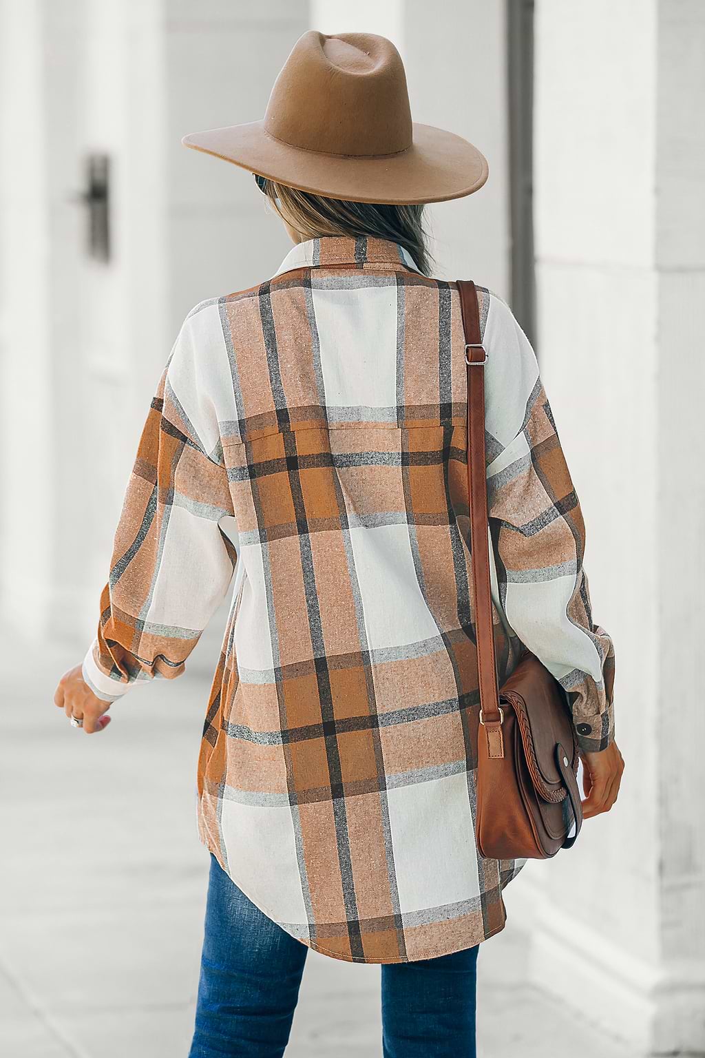 Adaline Plaid Oversized Shirt