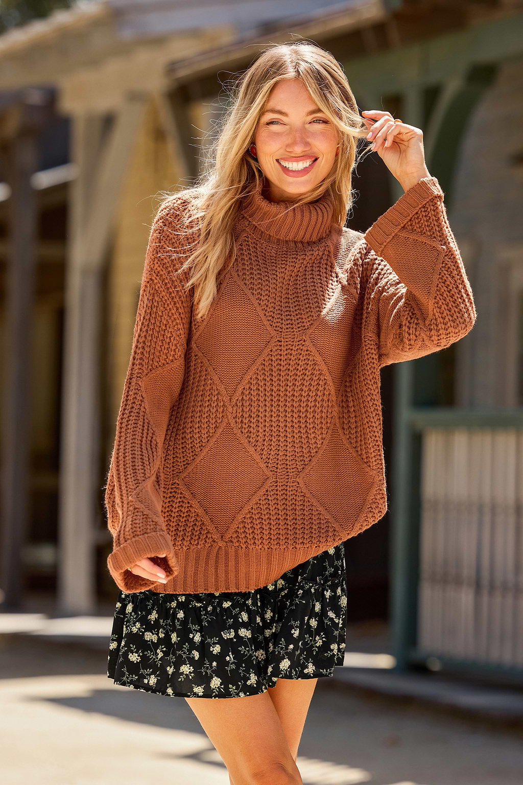 Apple Harvest Brown Sweater