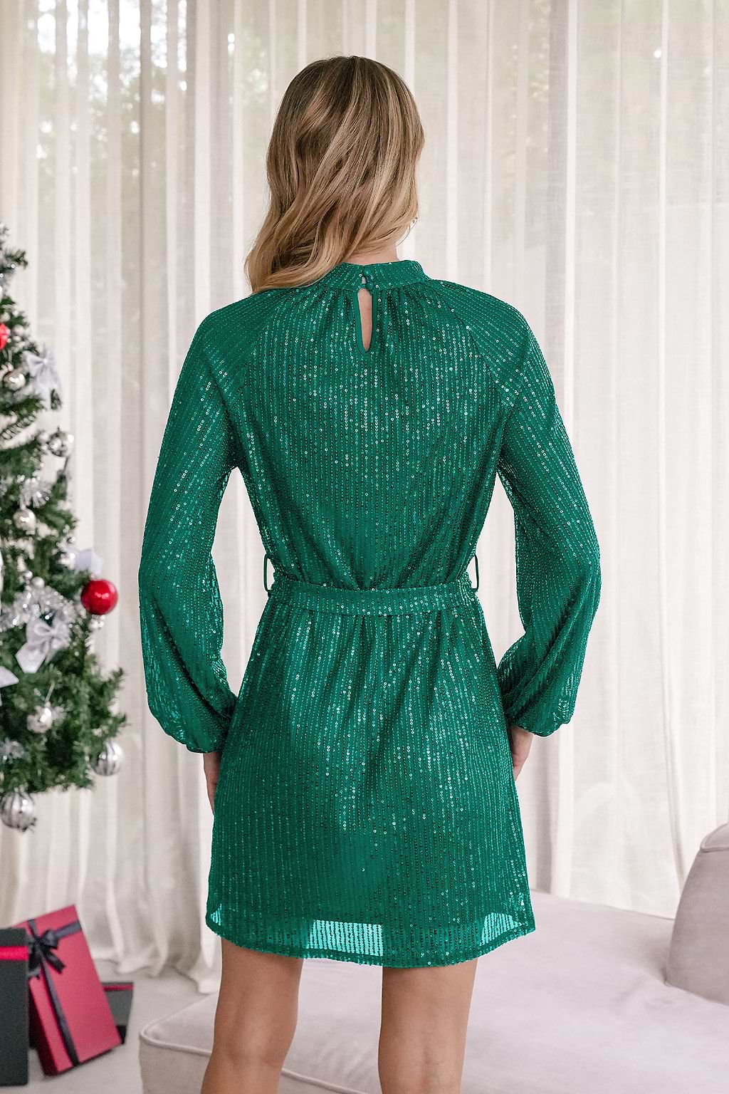 Luck on My Side Green Mini Dress