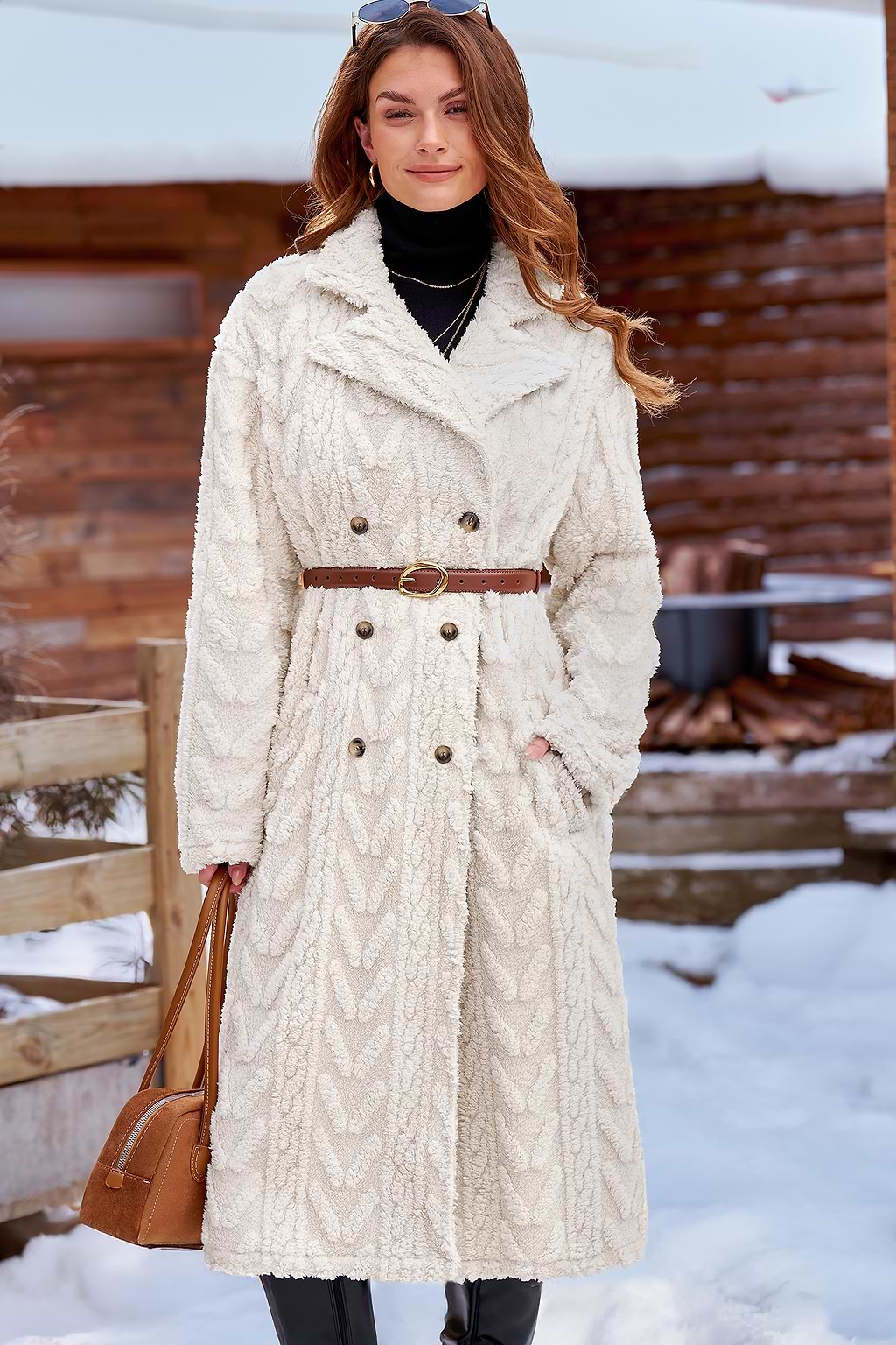 Bisous Cream Coat