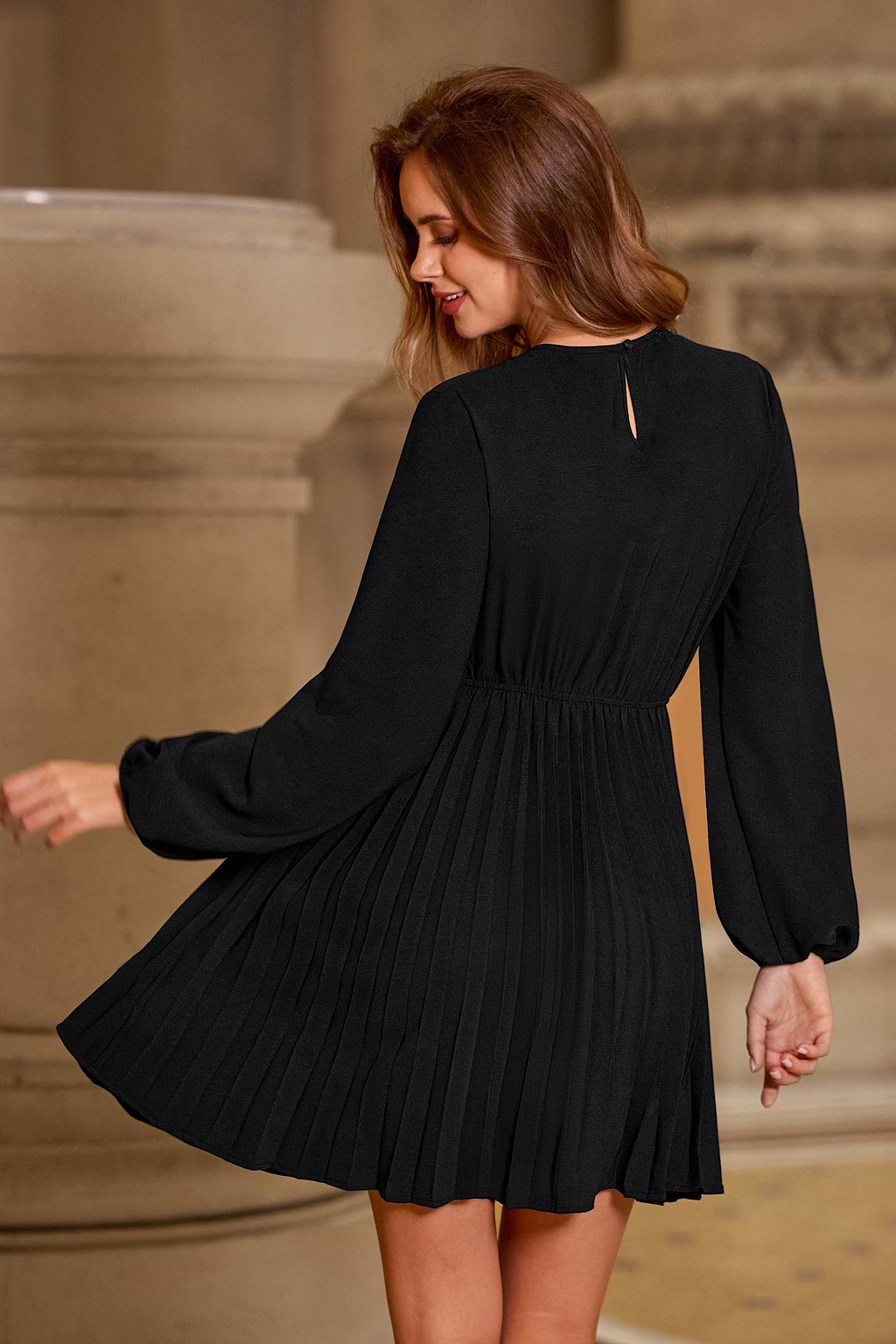 Mini abito nero Midnight Mystery