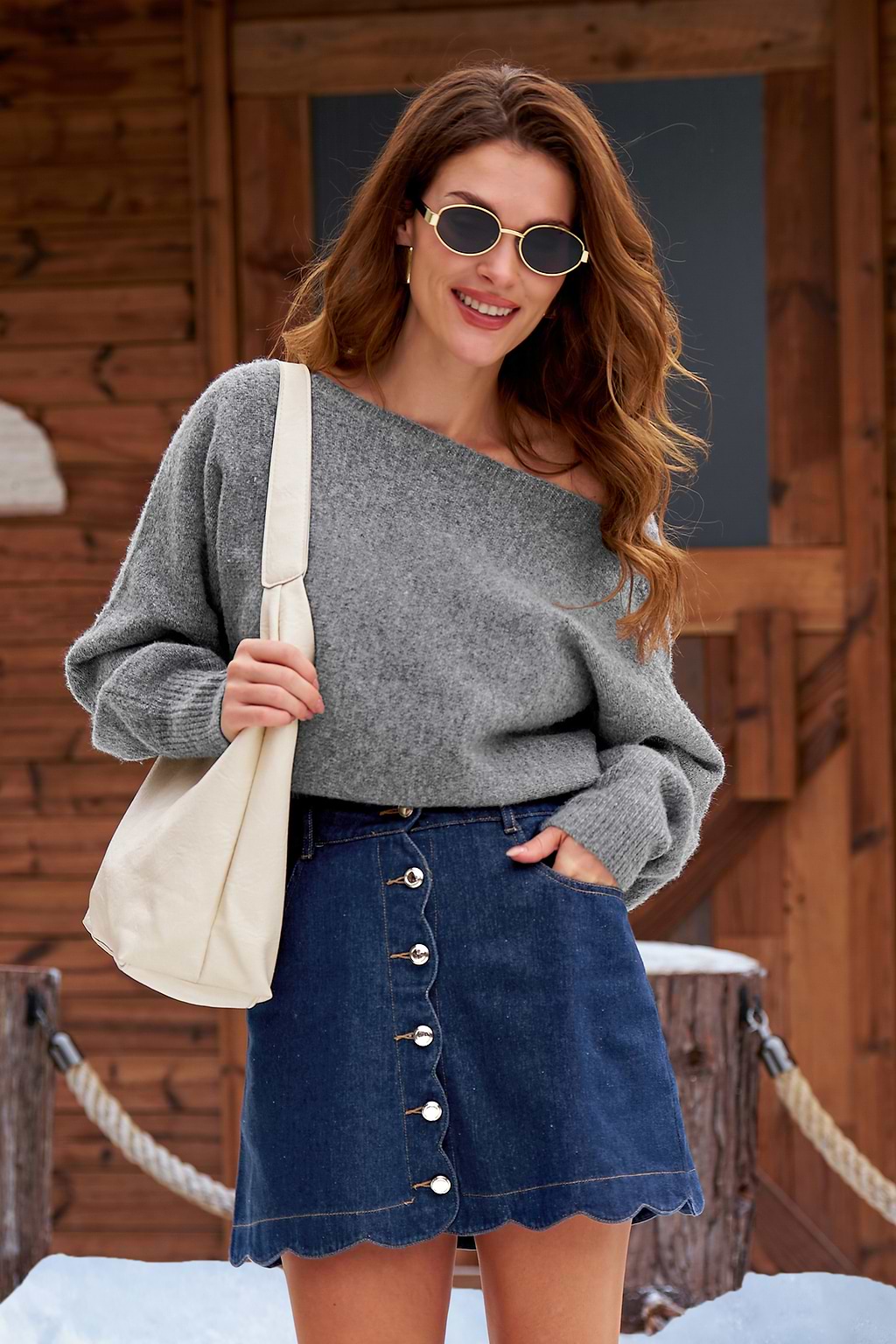 Bubbles Only Grey Sweater