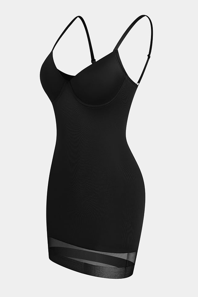 dress slip body shaper Women's Slips for Under Dresses Tummy Control Shapewear Body Shaper for Women Under