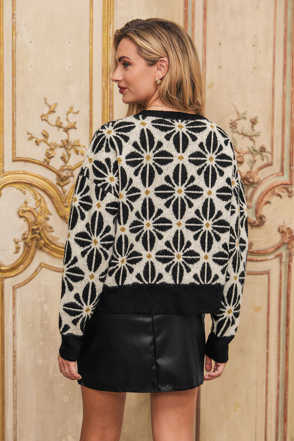 Maglione floreale Oh Snap