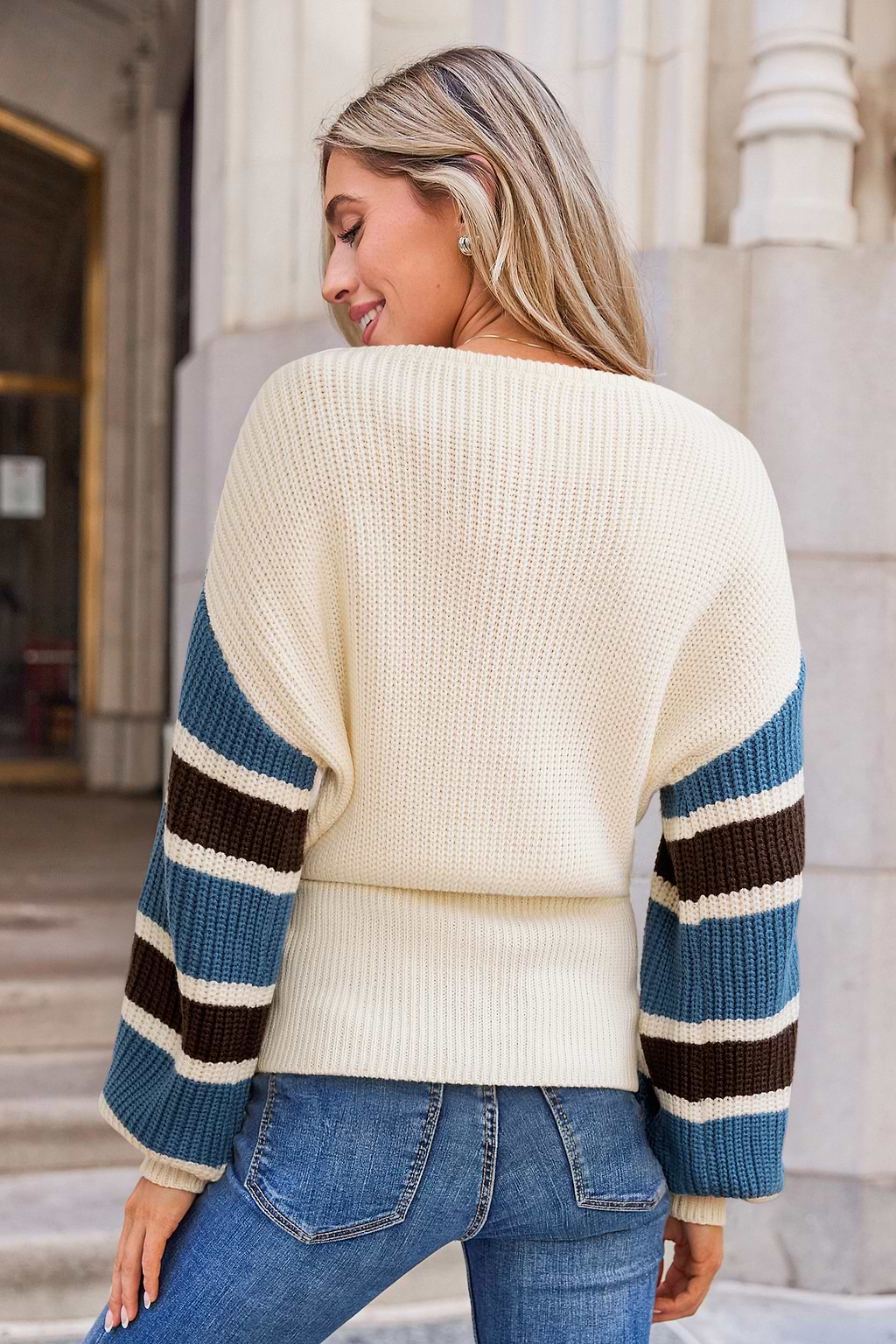 New Highs Striped Sweater