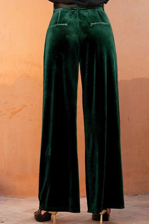 Velvet Heat Green Pants