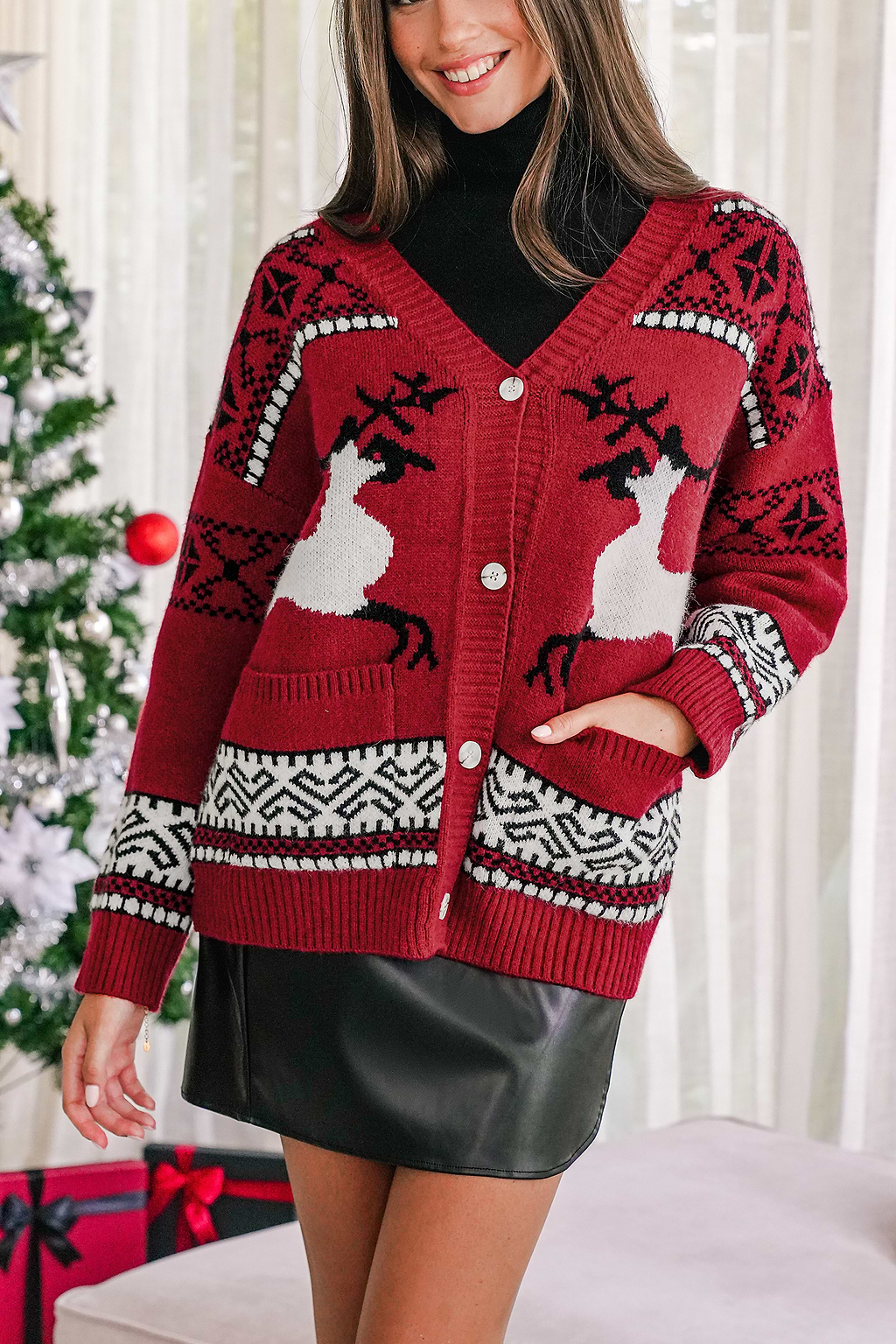 Sleigh Ride Christmas Cardigan