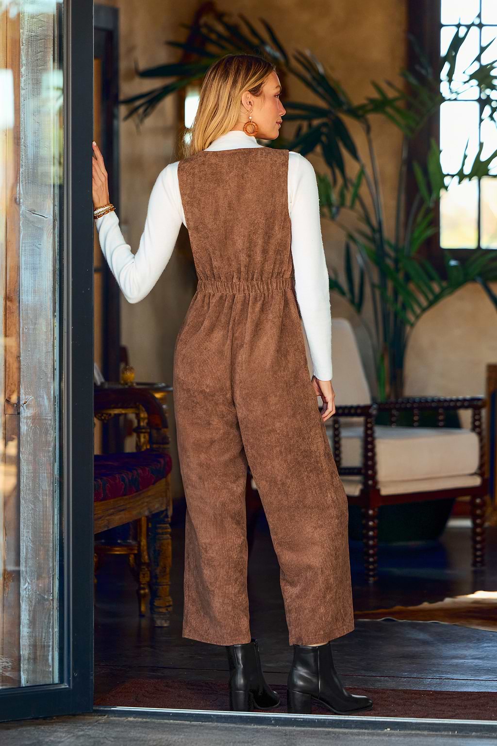 Dakota Brown Jumpsuit
