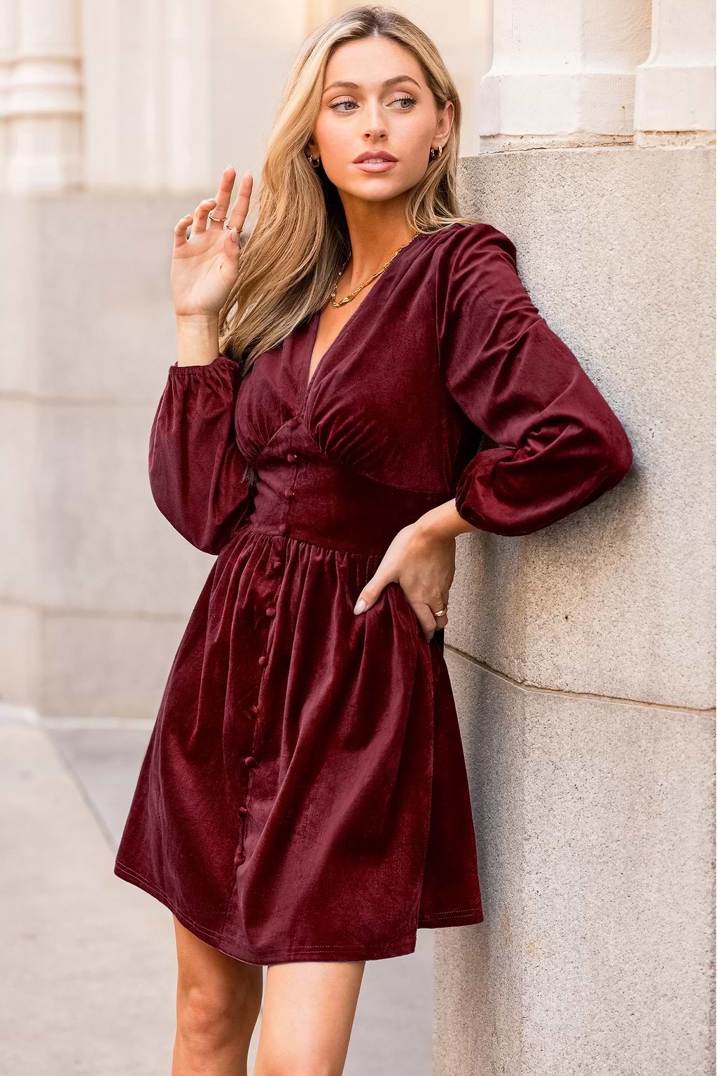 Second Date Red Mini Dress