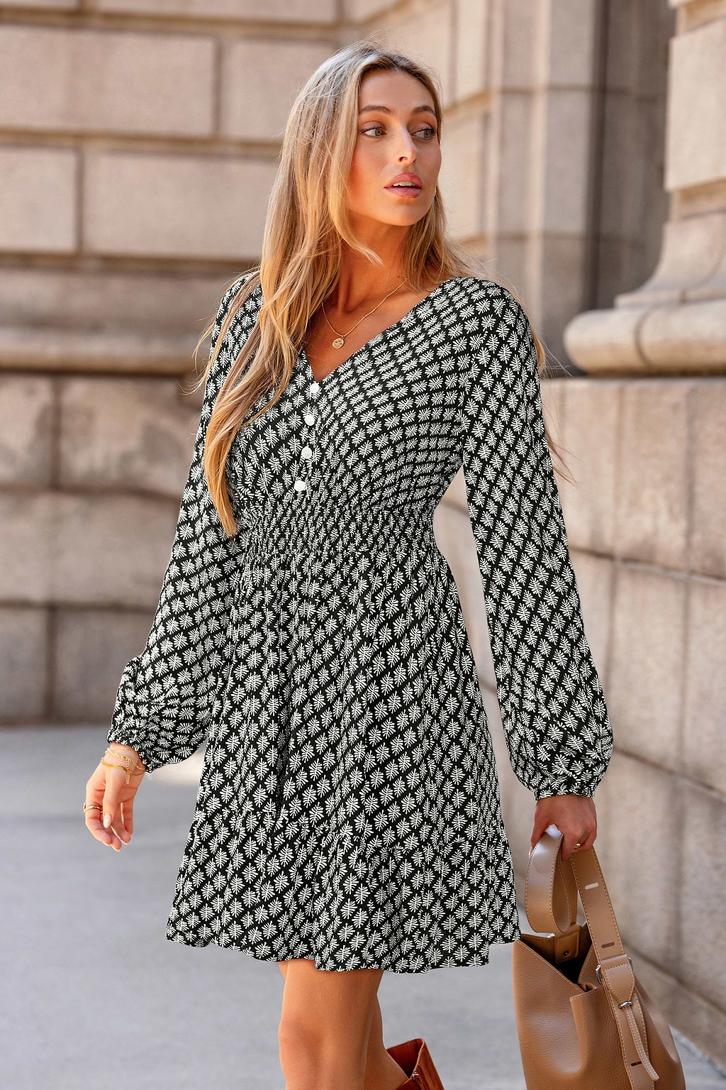 Solstice Ornate Mini Dress