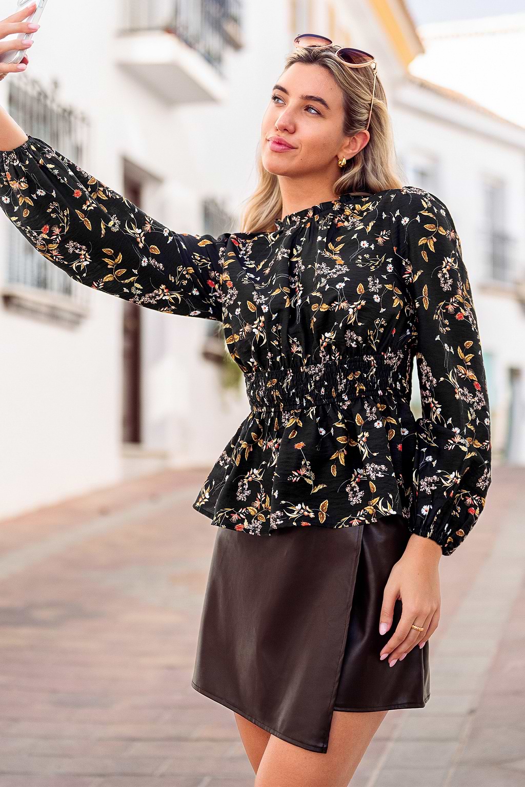 Top floreale Pep Rally