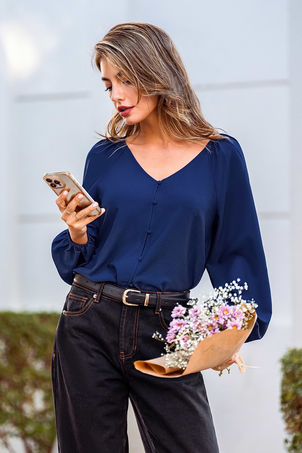Catch a Vibe Blue Top