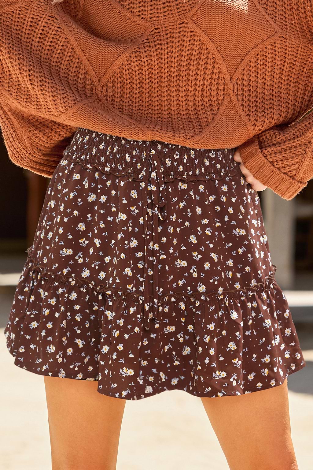 Floriculture Floral Mini Skirt