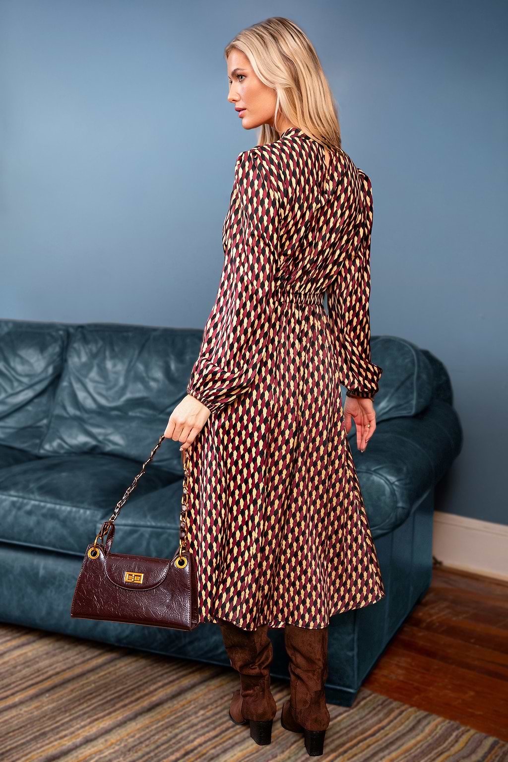 Speed Date Geo Maxi Dress