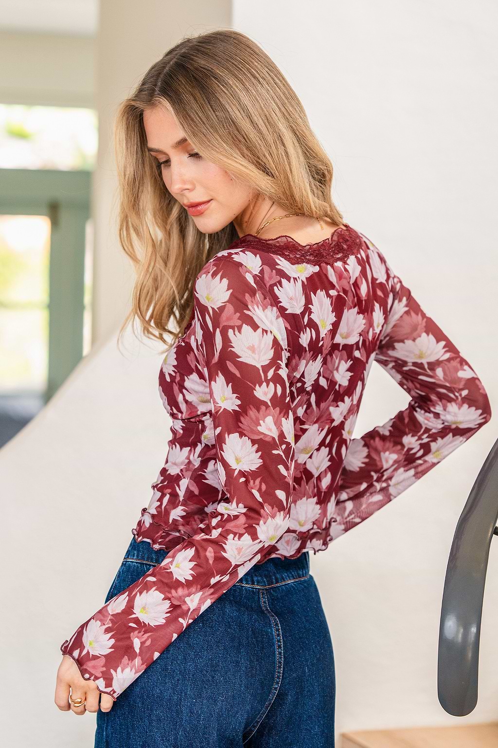 Eileen Floral Top