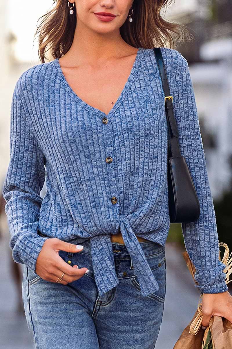 Ocean Note Blue Top