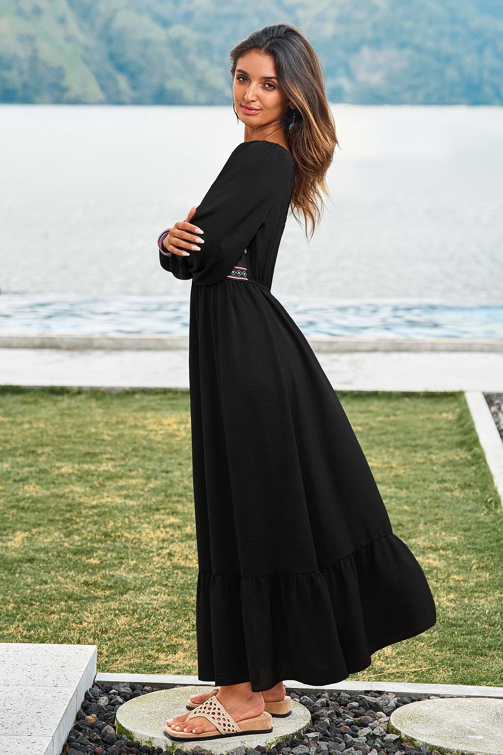 Picture This Floral Maxi Dress