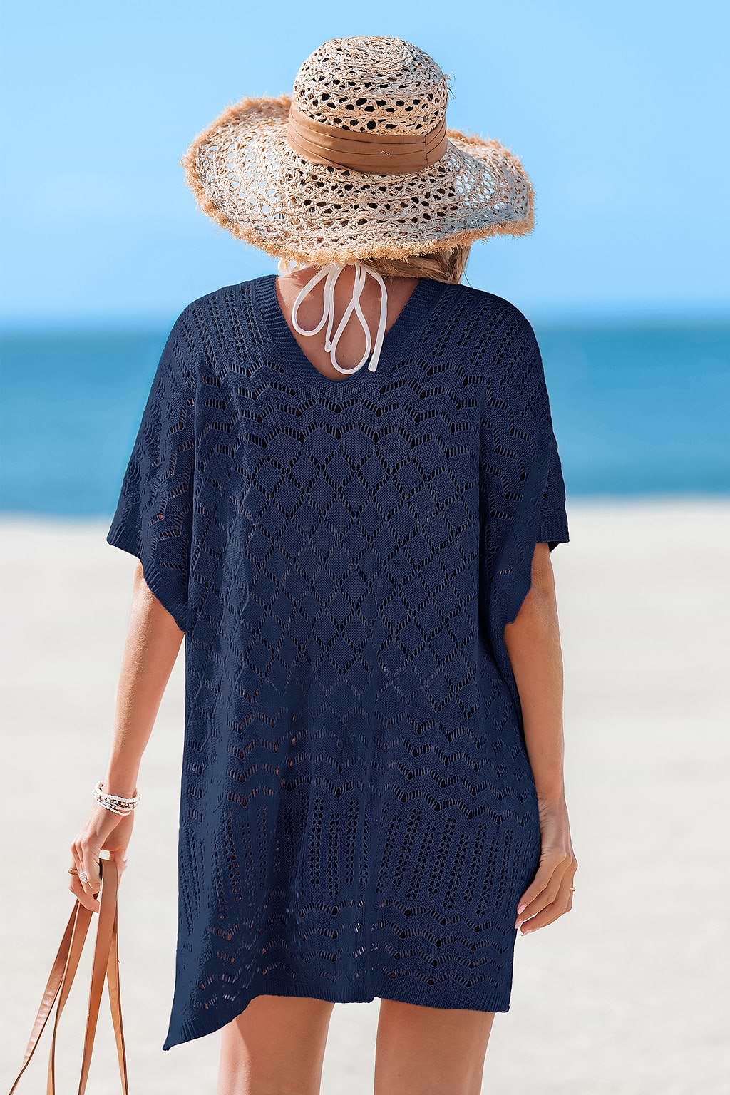 Laguna Escape Blue Cover-Up Mini Dress