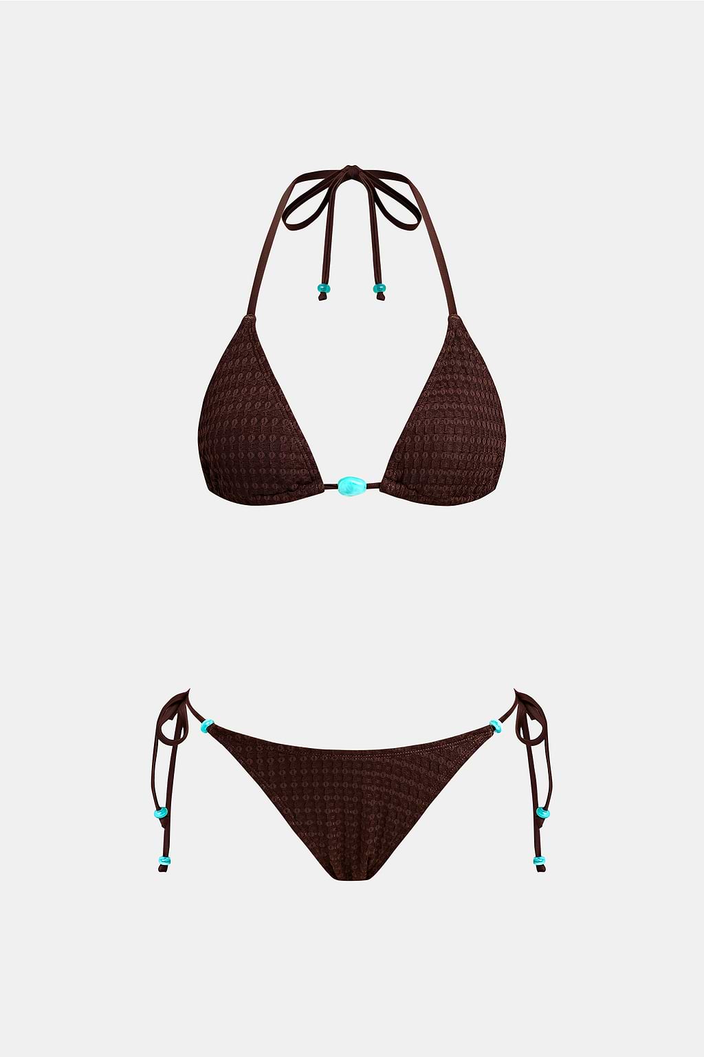 Cruise Day Brown Bikini Set