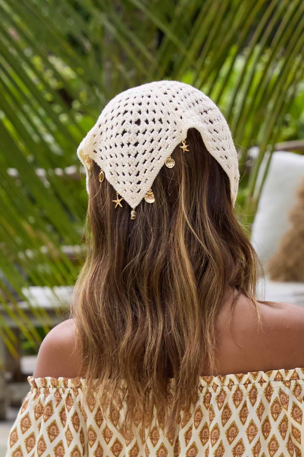 Waves & Wonders Beige Scarf