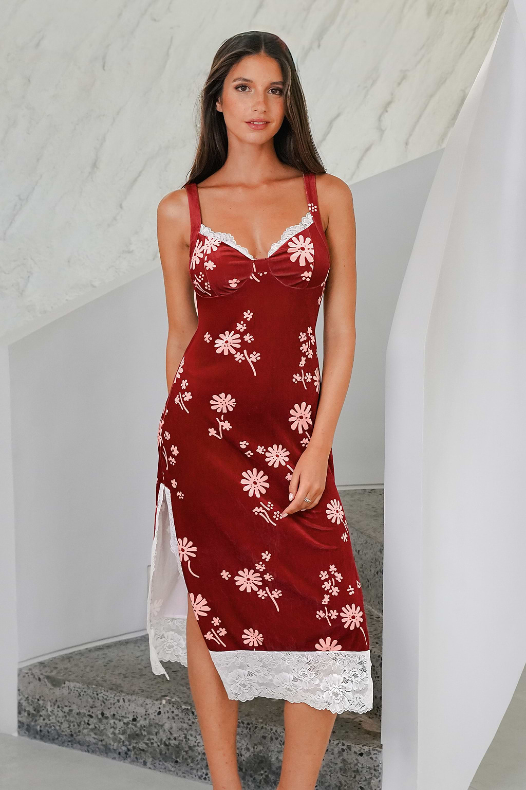 A Wink of Sleep Floral Sleep Dress