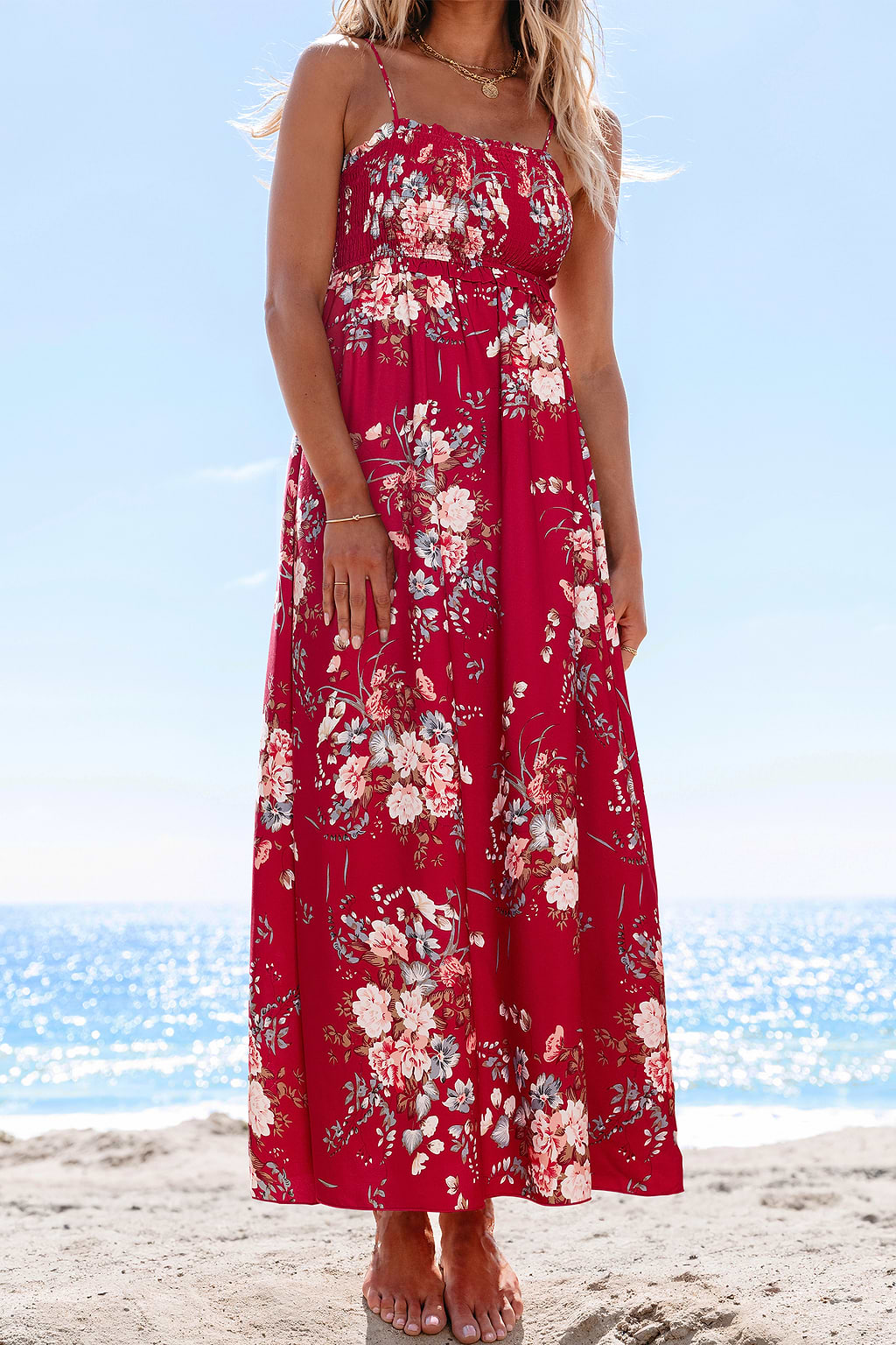 Sunny Trail Floral Maxi Dress