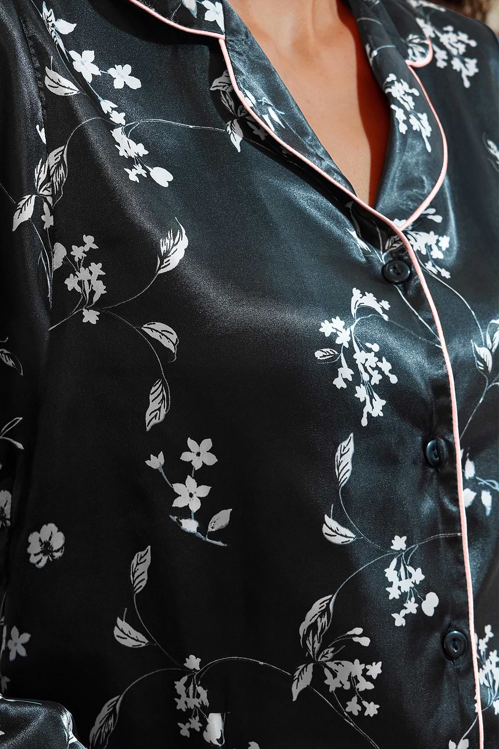 Romantic Moon Floral Pajama Set