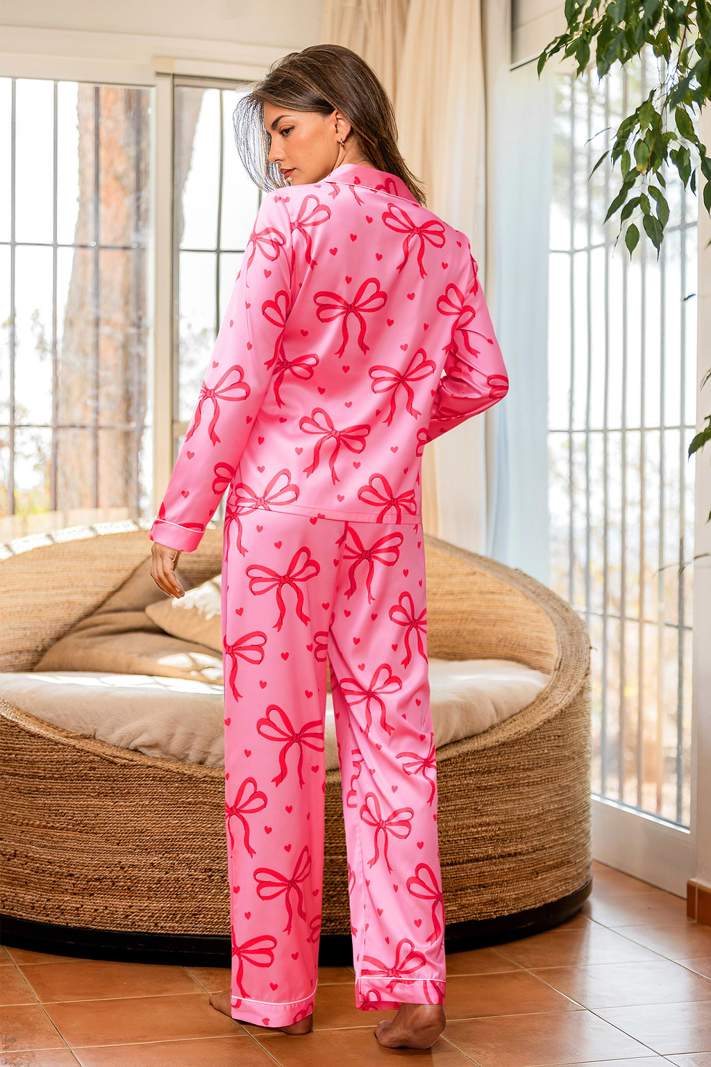 Lovey Dovey Bow Pajama Set
