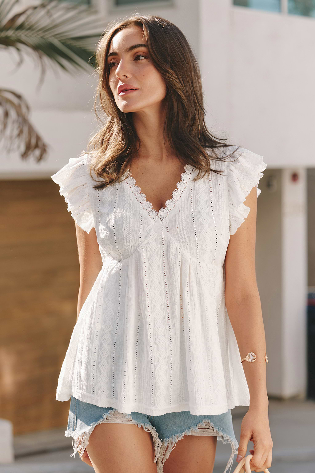 Amanda White Top